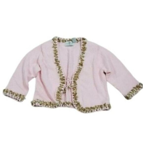 VINTAGE PINK Cardigan Knit Sweater Design Options WOMEN'S WOMANS MEDIUM - Picture 12 of 12